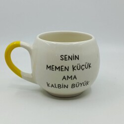 SENİN MEMEN KÜÇÜK-BALON KUPA - SARI SAP - 
