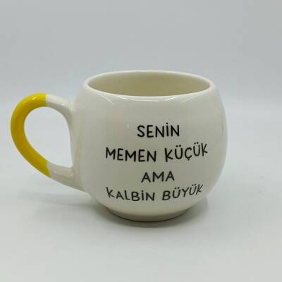 SENİN MEMEN KÜÇÜK-BALON KUPA - SARI SAP - 1