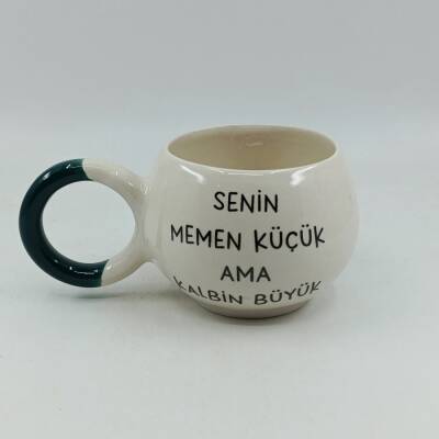 SENİN MEMEN KÜÇÜK-BALONCUK KUPA - YEŞİL SAP - 1
