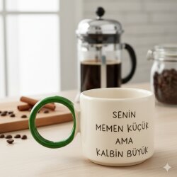 SENİN MEMEN KÜÇÜK-O KUPA - YEŞİL SAP - 