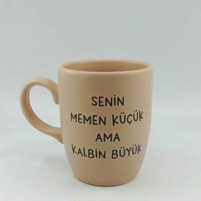 SENİN MEMEN KÜÇÜK-OVAL KUPA - PEMBE SAP PEMBE GÖVDE PEMBE İÇ - 1
