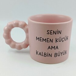 SENİN MEMEN KÜÇÜK-PRENSES KUPA - PEMBE GÖVDE PEMBE SAP - 
