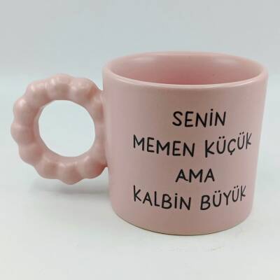 SENİN MEMEN KÜÇÜK-PRENSES KUPA - PEMBE GÖVDE PEMBE SAP - 1