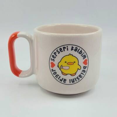 SERSERİ KALBİM BELASINI - ARYA ÇAY FİNCANI - TURUNCU SAP - 1