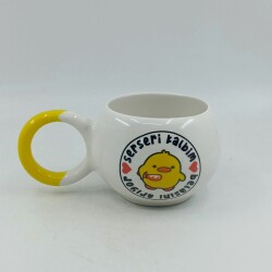 SERSERİ KALBİM BELASINI - BALONCUK KUPA - SARI SAP - 