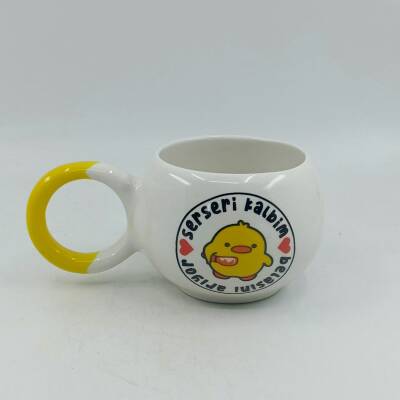 SERSERİ KALBİM BELASINI - BALONCUK KUPA - SARI SAP - 1