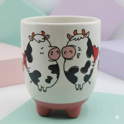 SEVGİLİ İNEKLER-İNEK KUPA - TRANSPARAN - 1