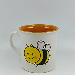 SEVİMLİ ARICIK-İDA KUPA - TRANSPARAN SAP TRANSPARAN GÖVDE TURUNCU İÇ - 