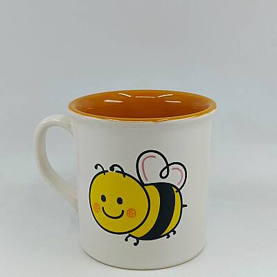 SEVİMLİ ARICIK-İDA KUPA - TRANSPARAN SAP TRANSPARAN GÖVDE TURUNCU İÇ - 1