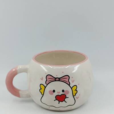SEVİMLİ HAYALET-TONTİK KUPA - PEMBE SAP - 1