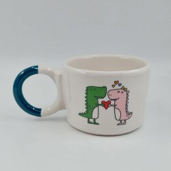 SG.SEVGİLİ DİNOZORLAR-DÜĞÜM KUPA - YEŞİL SAP - 