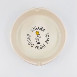 SİGARA İÇME PİPİN DÜŞER-YUVARLAK KÜLLÜK - TRANSPARAN GÖVDE - 