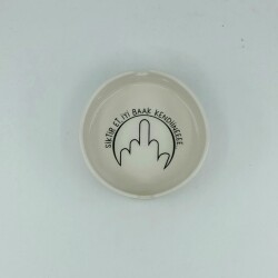 SİKTİR ET, İYİ BAK KENDİNE-YUVARLAK KÜÇÜK KÜLLÜK - TRANSPARAN - 