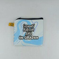 SIRADAN BİRİYİM AMA ÖN-BOZUK PARA CÜZDANI - TEKLİ - 