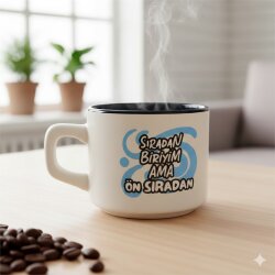 SIRADAN BİRİYİM AMA ÖN - VENUS KUPA - SİYAH İÇ - 