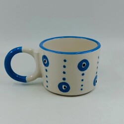 SIRALI NAZAR BONCUĞU - 3D-DÜĞÜM KUPA - 3D - 