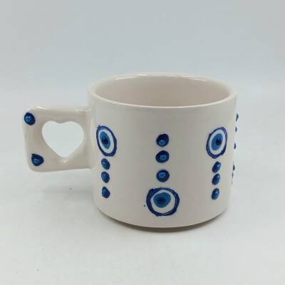 SIRALI NAZAR BONCUĞU - 3D-KALP KUPA - 3D - 1