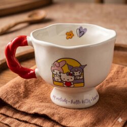 ŞİRİN HAYVANLAR-SET-BALERİN KUPA - KIRMIZI SAP - 