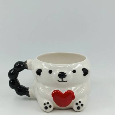 SİYAH AYICIK-POFUDUK KUPA - 3D - 1