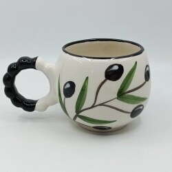 SİYAH ZEYTİNLER - 3D-PUF KUPA - 3D - 