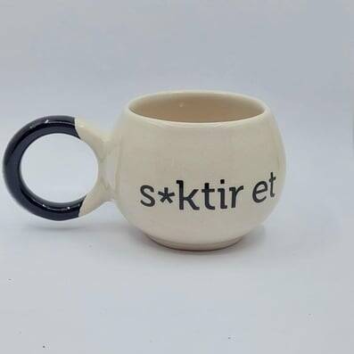 S*KTİR ET - BALONCUK KUPA - SİYAH SAP - 1