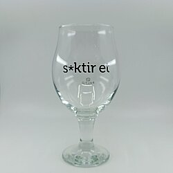 S*KTİR ET-CAM BİRA BARDAĞI - ŞEFFAF - 