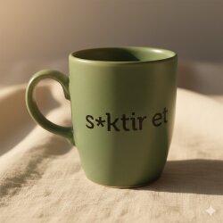 S*KTİR ET-OVAL KUPA - YEŞİL SAP YEŞİL GÖVDE YEŞİL İÇ - 