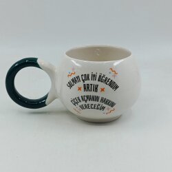 SOLMAYI ÇOK İYİ ÖĞRENDİM - BALONCUK KUPA - YEŞİL SAP - 