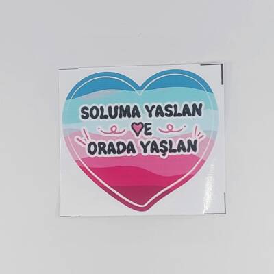 SOLUMA YASLAN VE ORADA YAŞLAN-STİCKER TEKLİ - TEKLİ - 1