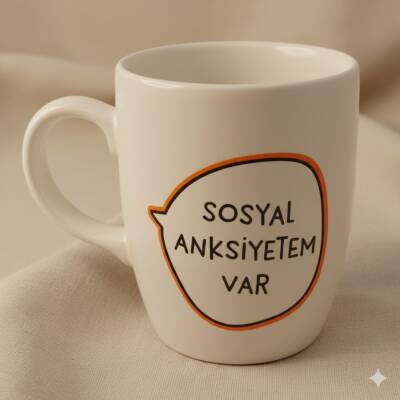 SOSYAL ANKSİYETEM VAR-OVAL KUPA - TRANSPARAN SAP - 1