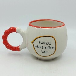 SOSYAL ANKSİYETEM VAR-PUF KUPA - TURUNCU SAP TURUNCU TURNET - 