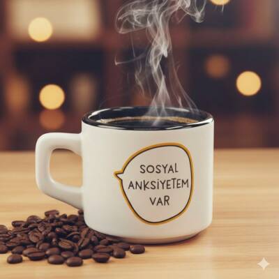 SOSYAL ANKSİYETEM VAR-VENUS KUPA - SİYAH İÇ - 1
