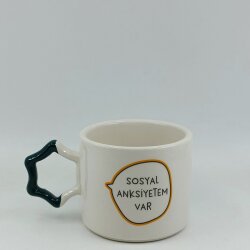 SOSYAL ANKSİYETEM VAR-YILDIZ KUPA - YEŞİL SAP - 