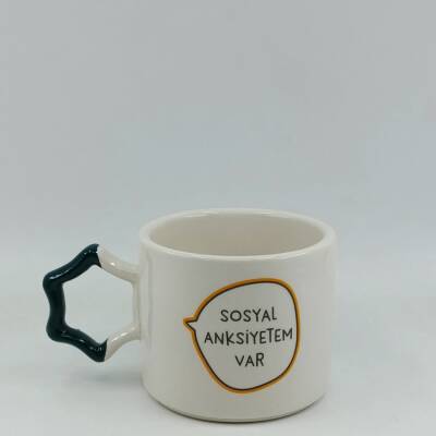SOSYAL ANKSİYETEM VAR-YILDIZ KUPA - YEŞİL SAP - 1