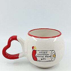 SOSYAL PİLİM BİTTİ-AMOUR KUPA - KIRMIZI SAP KIRMIZI TURNET - 