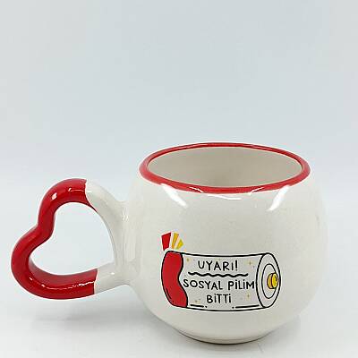 SOSYAL PİLİM BİTTİ-AMOUR KUPA - KIRMIZI SAP KIRMIZI TURNET - 1