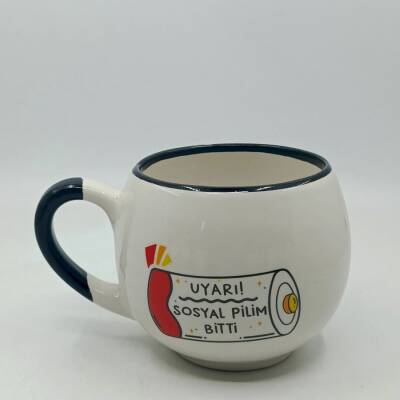 SOSYAL PİLİM BİTTİ-BALON KUPA - SİYAH SAP SİYAH TURNET - 1