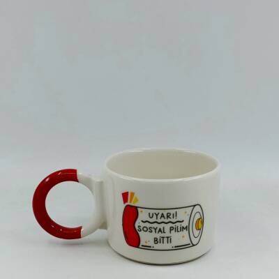 SOSYAL PİLİM BİTTİ-DÜĞÜM KUPA - KIRMIZI SAP - 1