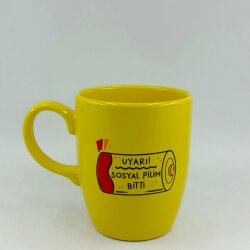 SOSYAL PİLİM BİTTİ-OVAL KUPA - SARI SAP SARI GÖVDE SARI İÇ - 