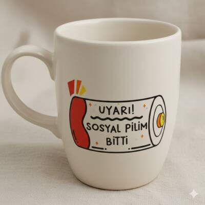 SOSYAL PİLİM BİTTİ-OVAL KUPA - TRANSPARAN SAP - 1