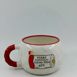 SOSYAL PİLİM BİTTİ-TONTİK KUPA - KIRMIZI SAP - 