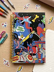 SUPERMAN-SPİRALLİ DEFTER - TEKLİ - 
