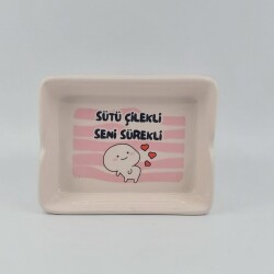 SÜTÜ ÇİLEKLİ SENİ SÜREKLİ-DİKDÖRTGEN KÜLLÜK - TRANSPARAN GÖVDE - 