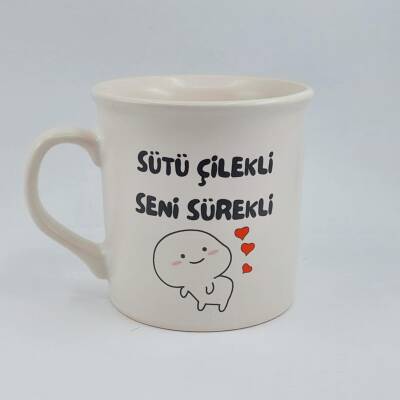 SÜTÜ ÇİLEKLİ SENİ SÜREKLİ-İDA KUPA - TRANSPARAN - 1