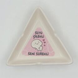 SÜTÜ ÇİLEKLİ SENİ SÜREKLİ-ÜÇGEN KÜLLÜK - TRANSPARAN GÖVDE - 