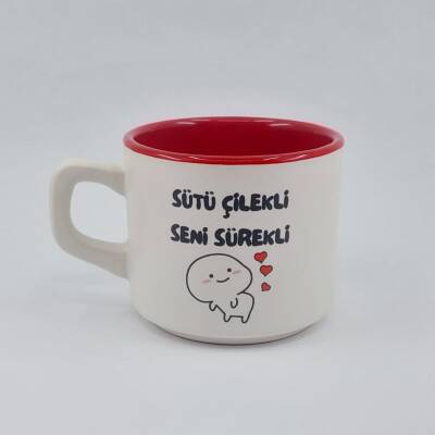 SÜTÜ ÇİLEKLİ SENİ SÜREKLİ - VENUS KUPA - KIRMIZI İÇ - 1