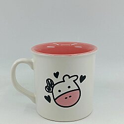 SWEET CALF-İDA KUPA - TRANSPARAN SAP TRANSPARAN GÖVDE PEMBE İÇ - 