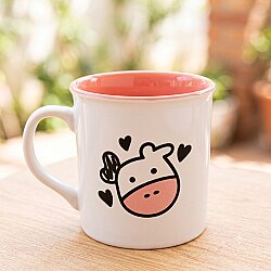 SWEET CALF-İDA KUPA - TRANSPARAN SAP TRANSPARAN GÖVDE PEMBE İÇ - 