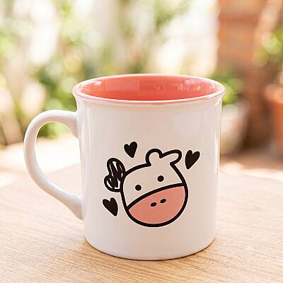 SWEET CALF-İDA KUPA - TRANSPARAN SAP TRANSPARAN GÖVDE PEMBE İÇ - 1