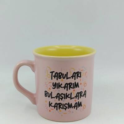 TABULARI YIKARIM-İDA KUPA - PEMBE SAP PEMBE GÖVDE SARII İÇ - 1